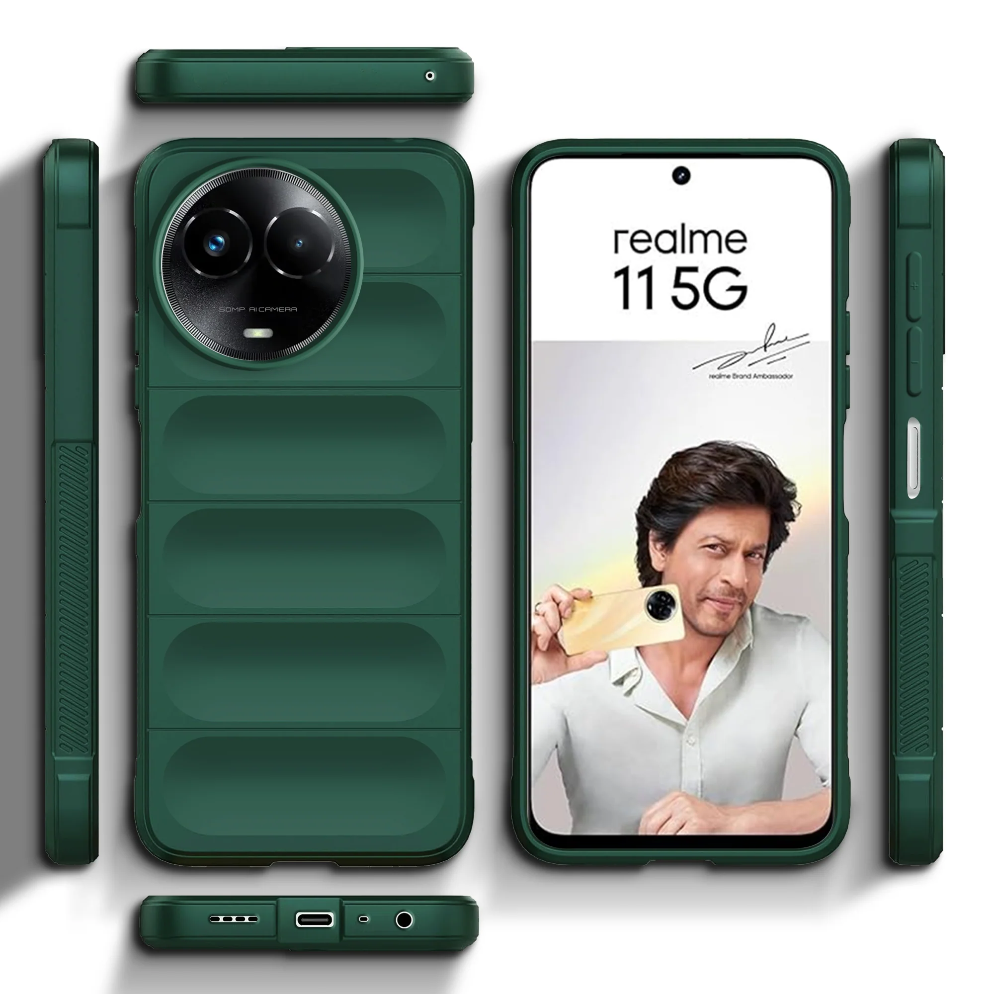 Soft Silicone Comfort Grip Back Cover Case For Realme 11 5G - Image 10