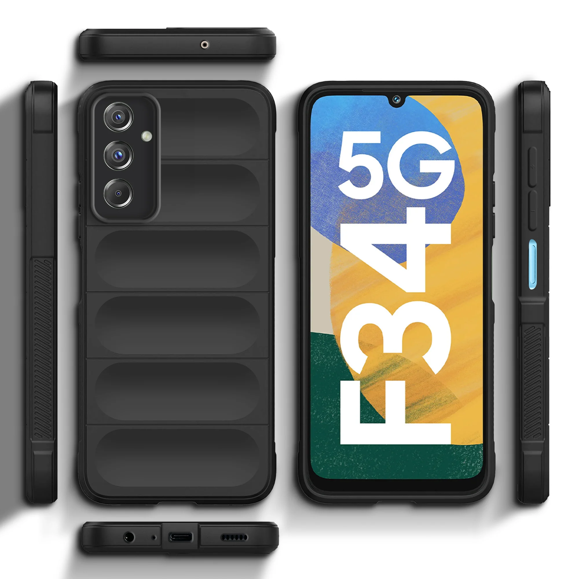 Soft Silicone Comfort Grip Back Cover Case For Samsung F34 5G - Image 3