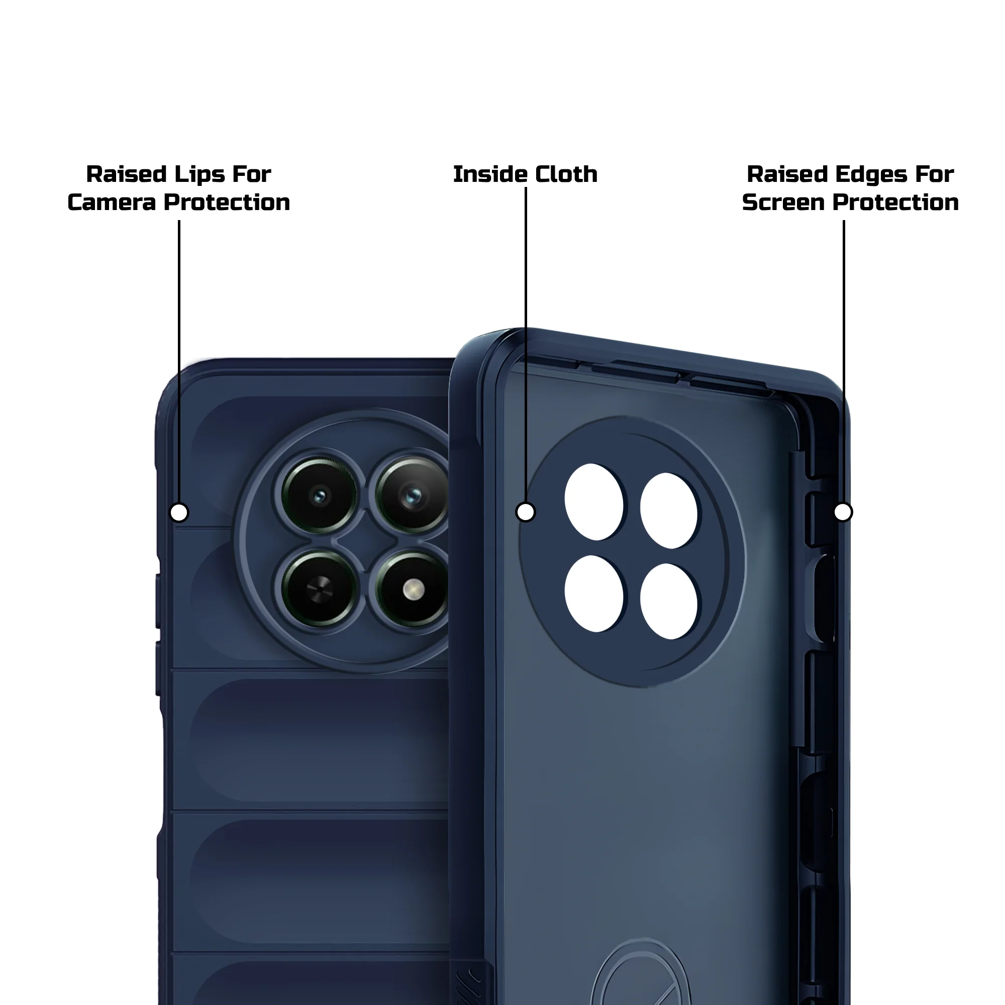 Soft Silicone Comfort Grip Back Cover Case For Realme 12 5G - Image 6