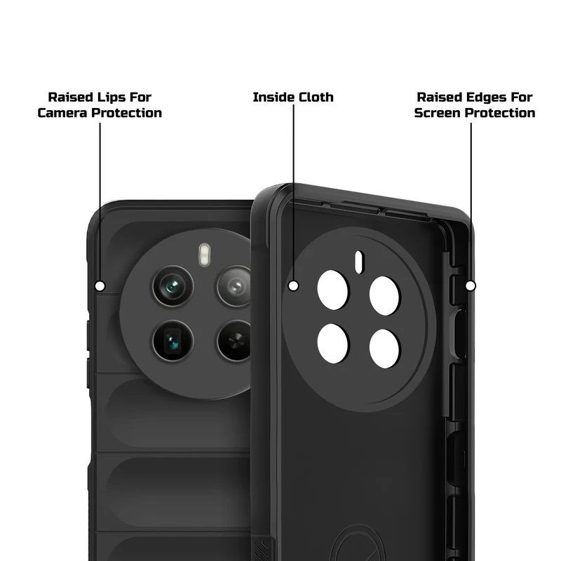 Soft Silicone Comfort Grip Back Cover Case For Realme 12 Pro Plus 5G - Image 5