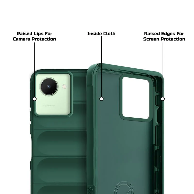 Soft Silicone Comfort Grip Back Cover Case For Realme C30s - Image 12