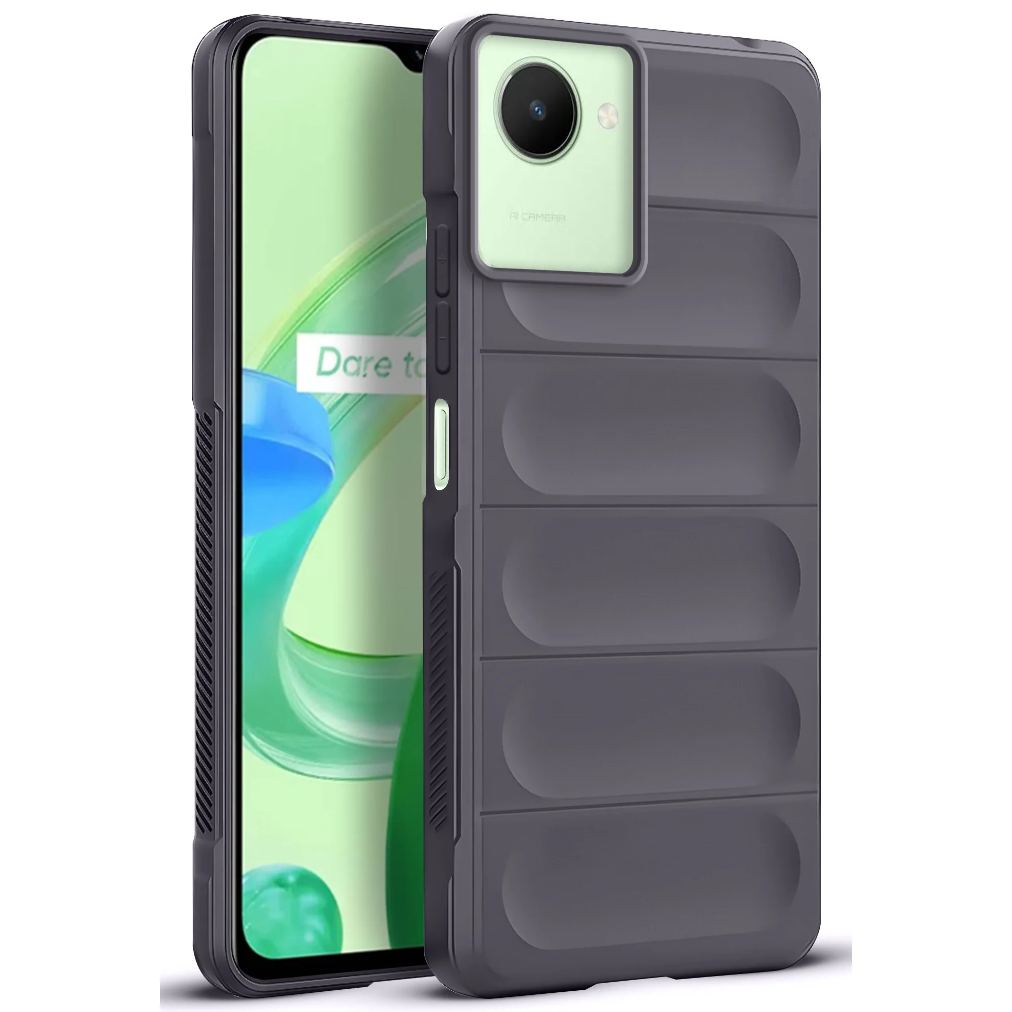 Soft Silicone Comfort Grip Back Cover Case For Realme C30s - Image 22