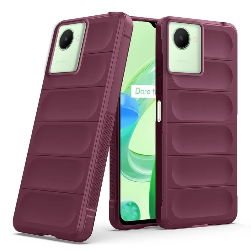 Soft Silicone Comfort Grip Back Cover Case For Realme C30s - Image 34