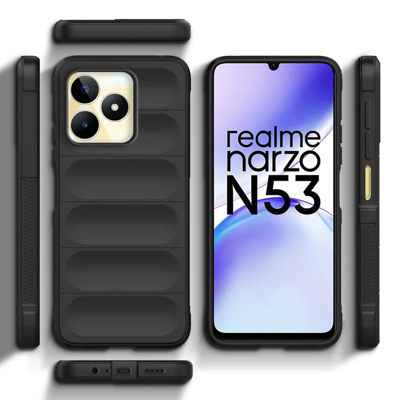 Soft Silicone Comfort Grip Back Cover Case For Realme C53 - Image 2