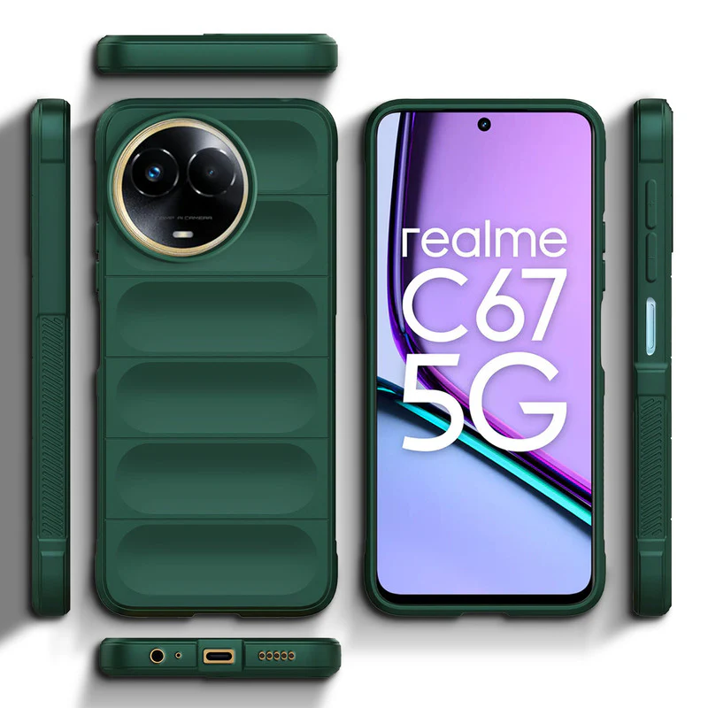 Soft Silicone Comfort Grip Back Cover Case For Realme C67 5G - Image 14