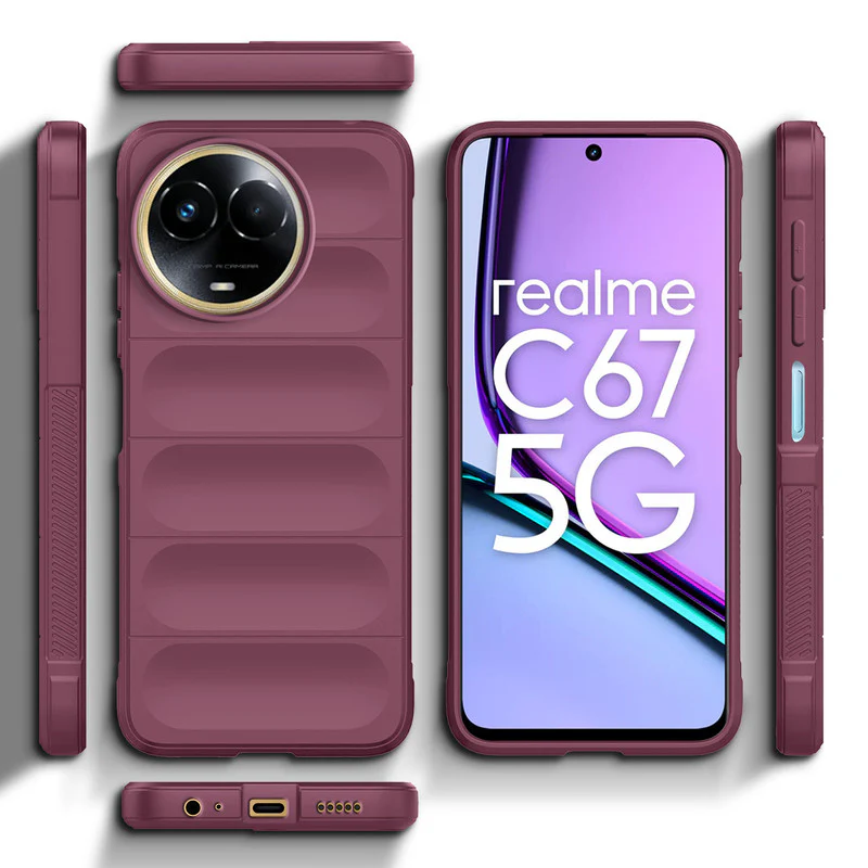 Soft Silicone Comfort Grip Back Cover Case For Realme C67 5G - Image 27