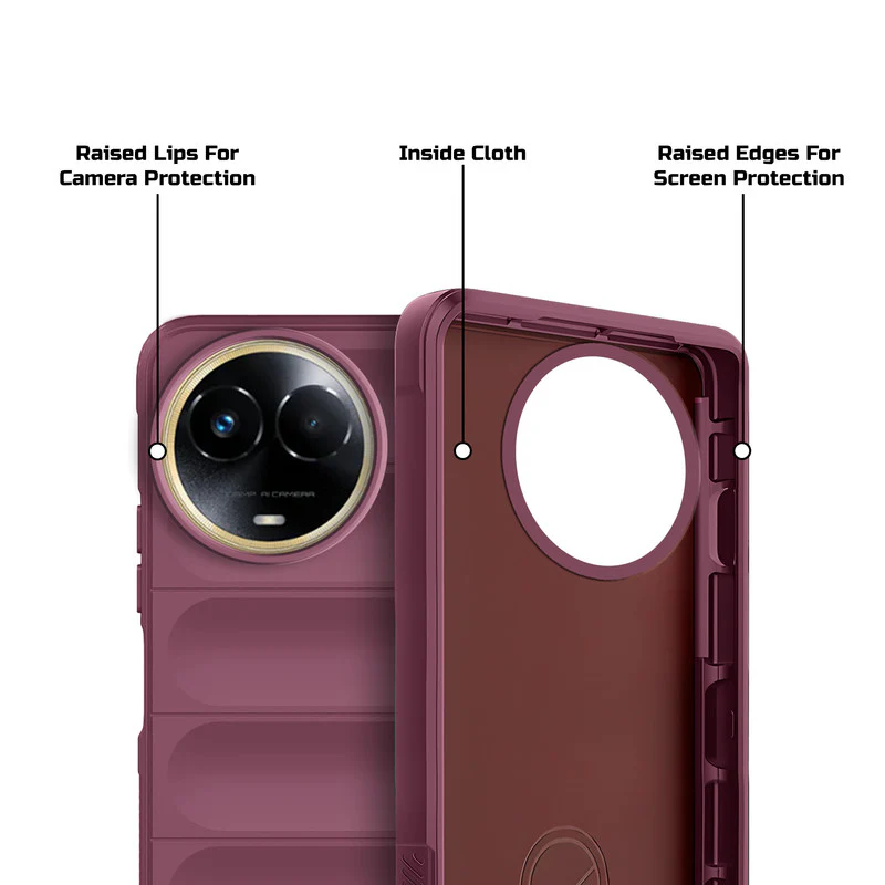 Soft Silicone Comfort Grip Back Cover Case For Realme C67 5G - Image 29