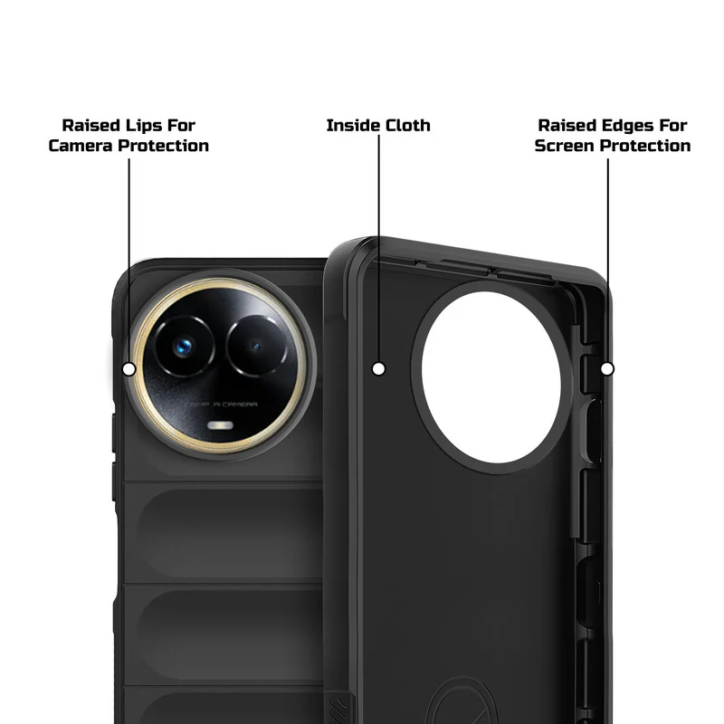 Soft Silicone Comfort Grip Back Cover Case For Realme C67 5G - Image 5
