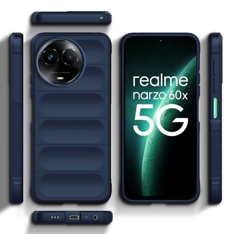 Soft Silicone Comfort Grip Back Cover Case For Realme Narzo 60x 5G - Image 10