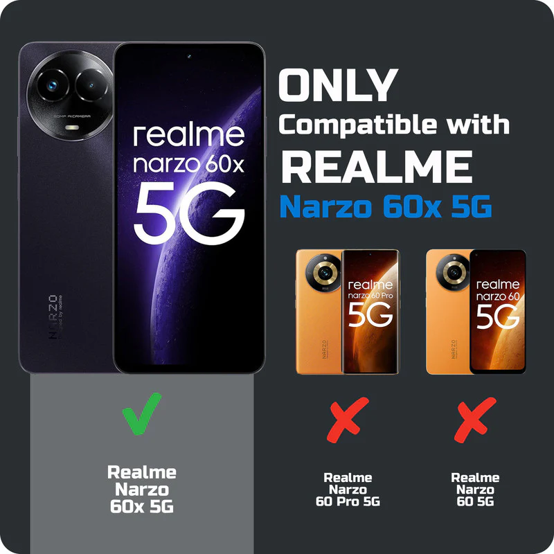 Soft Silicone Comfort Grip Back Cover Case For Realme Narzo 60x 5G - Image 16