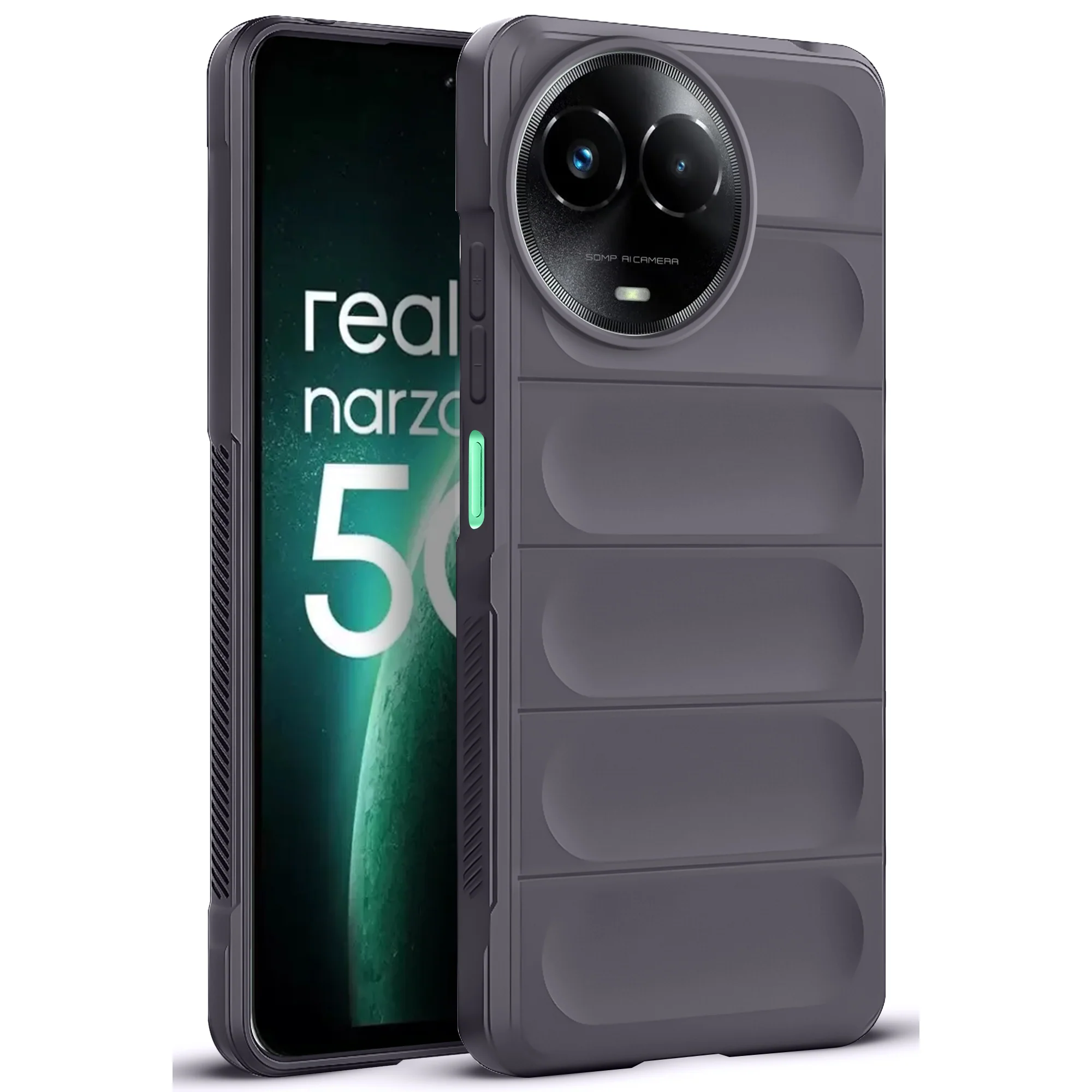 Soft Silicone Comfort Grip Back Cover Case For Realme Narzo 60x 5G - Image 22