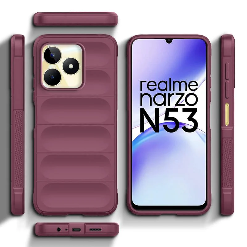 Soft Silicone Comfort Grip Back Cover Case For Realme Narzo N53 - Image 10