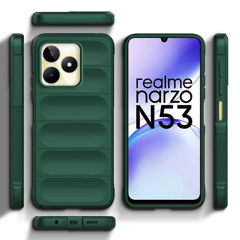 Soft Silicone Comfort Grip Back Cover Case For Realme Narzo N53 - Image 24