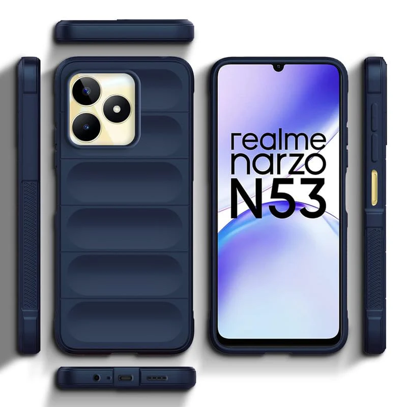 Soft Silicone Comfort Grip Back Cover Case For Realme Narzo N53 - Image 31