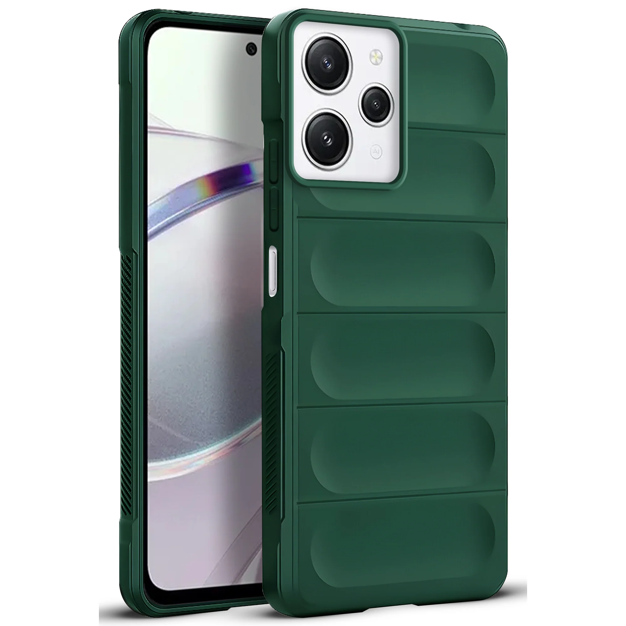 Soft Silicone Comfort Grip Back Cover Case For Redmi 12 4G - Image 21