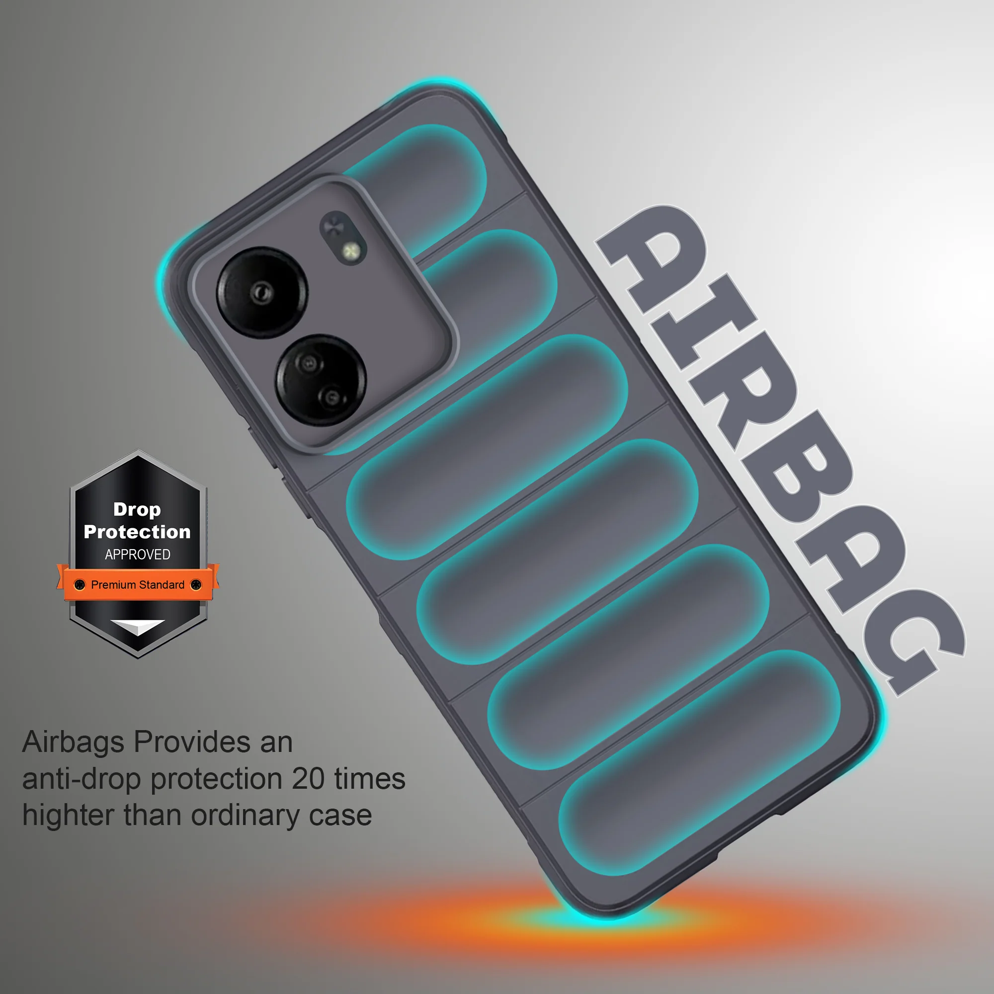 Soft Silicone Comfort Grip Back Cover Case For Redmi 13C 4G - Image 21