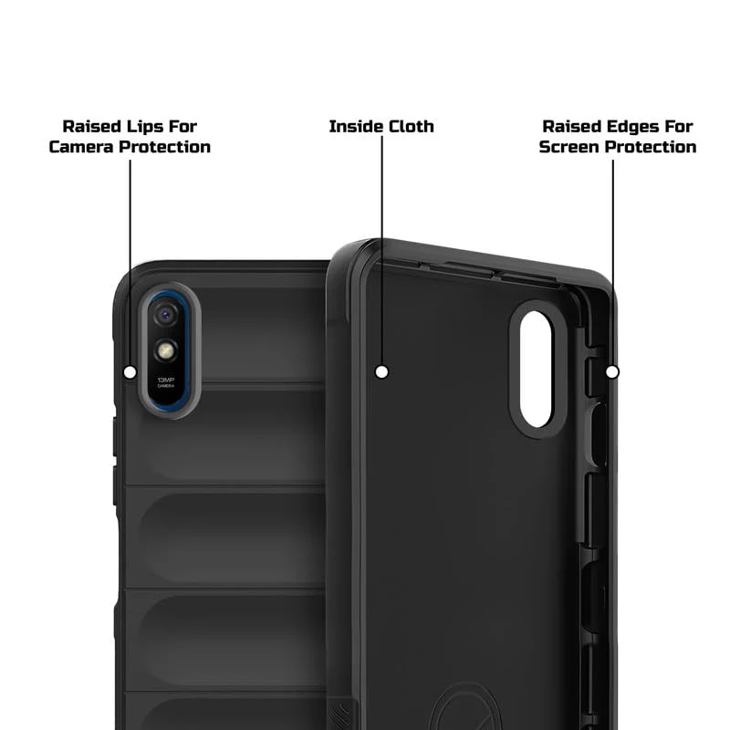 Soft Silicone Comfort Grip Back Cover Case For Redmi 9A - Image 5