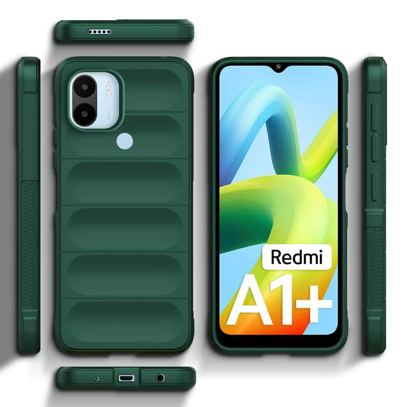 Soft Silicone Comfort Grip Back Cover Case For Redmi A1 Plus - Image 17