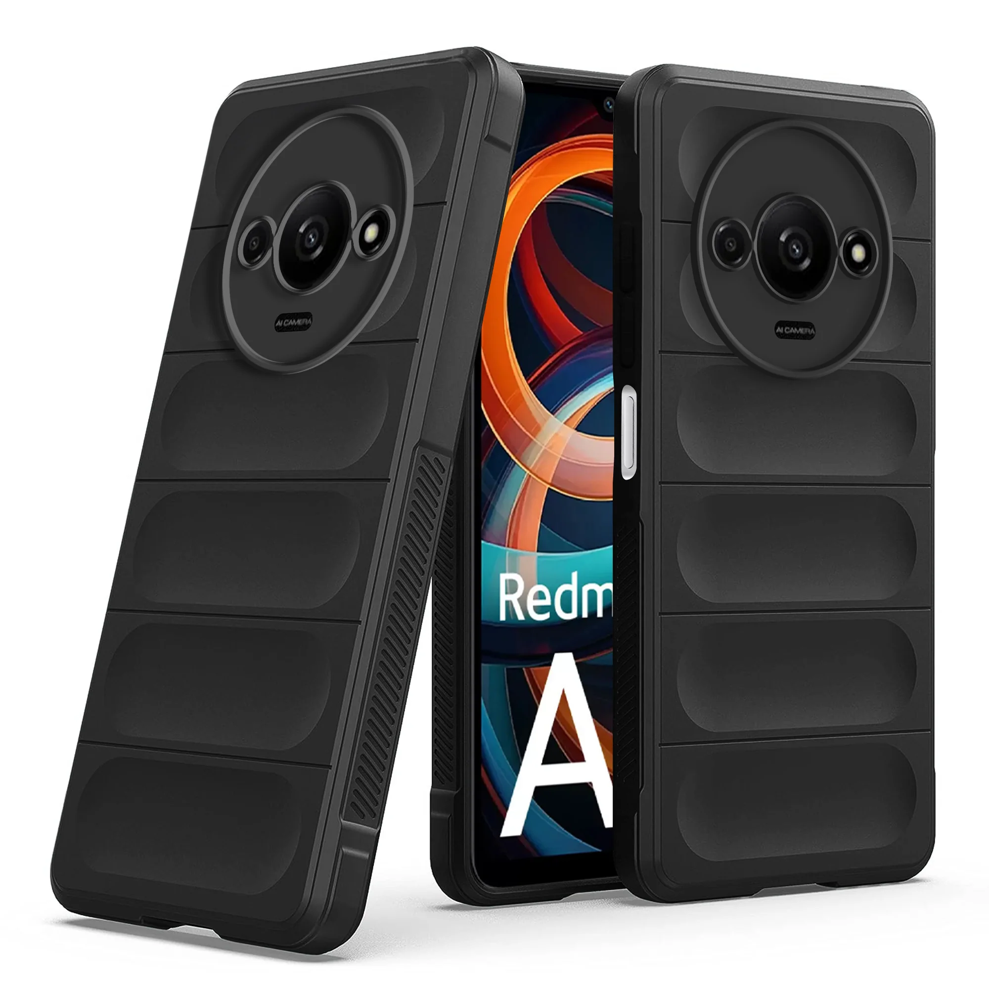 Soft Silicone Comfort Grip Back Cover Case For Redmi A3 2024 - Image 6