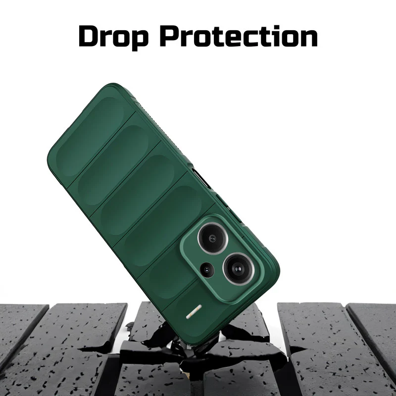 Soft Silicone Comfort Grip Back Cover Case For Redmi Note 13 Pro Plus 5G - Image 10
