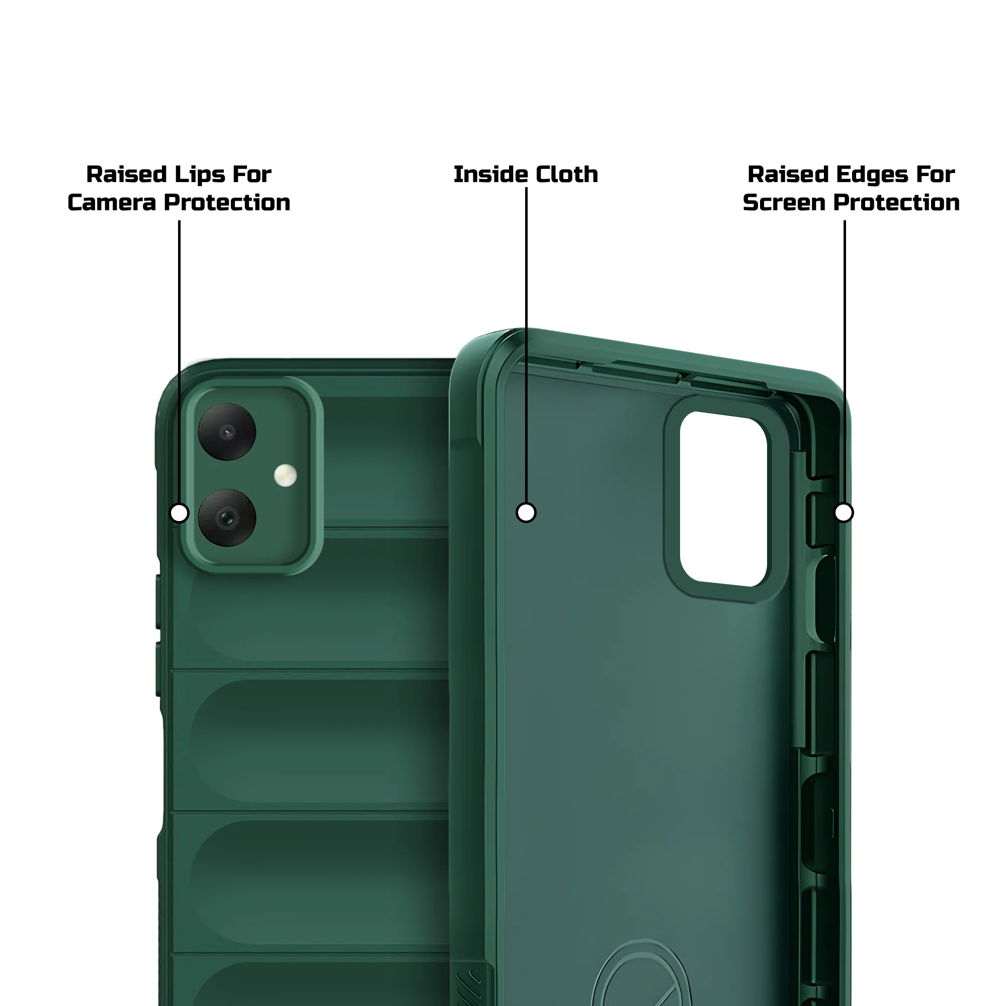 Soft Silicone Comfort Grip Back Cover Case For Samsung A05 - Image 19