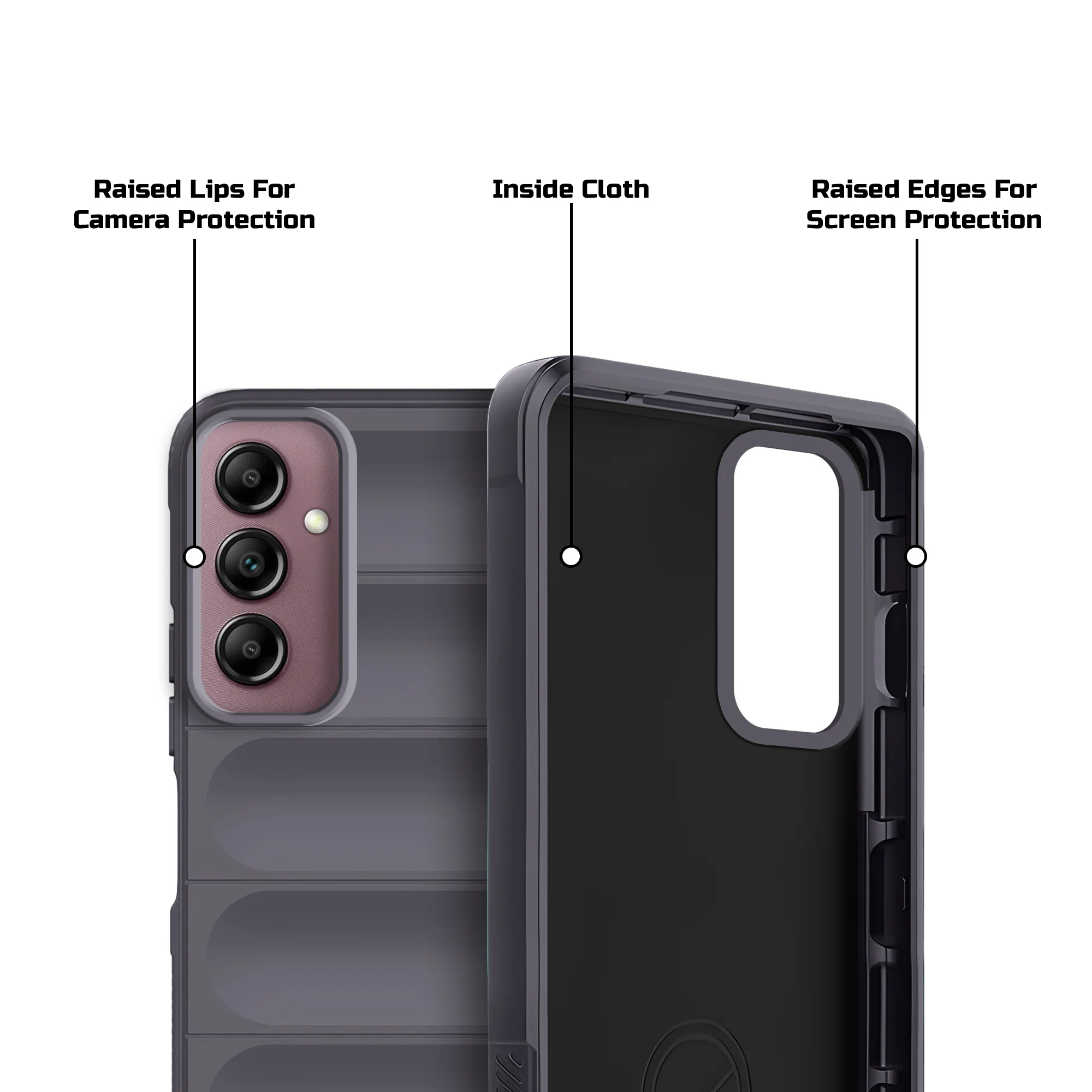 Soft Silicone Comfort Grip Back Cover Case For Samsung A34 5G - Image 26