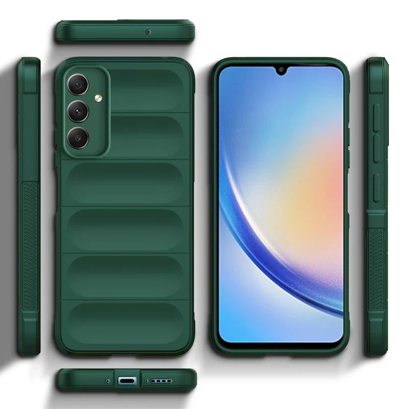 Soft Silicone Comfort Grip Back Cover Case For Samsung A35 5G - Image 3