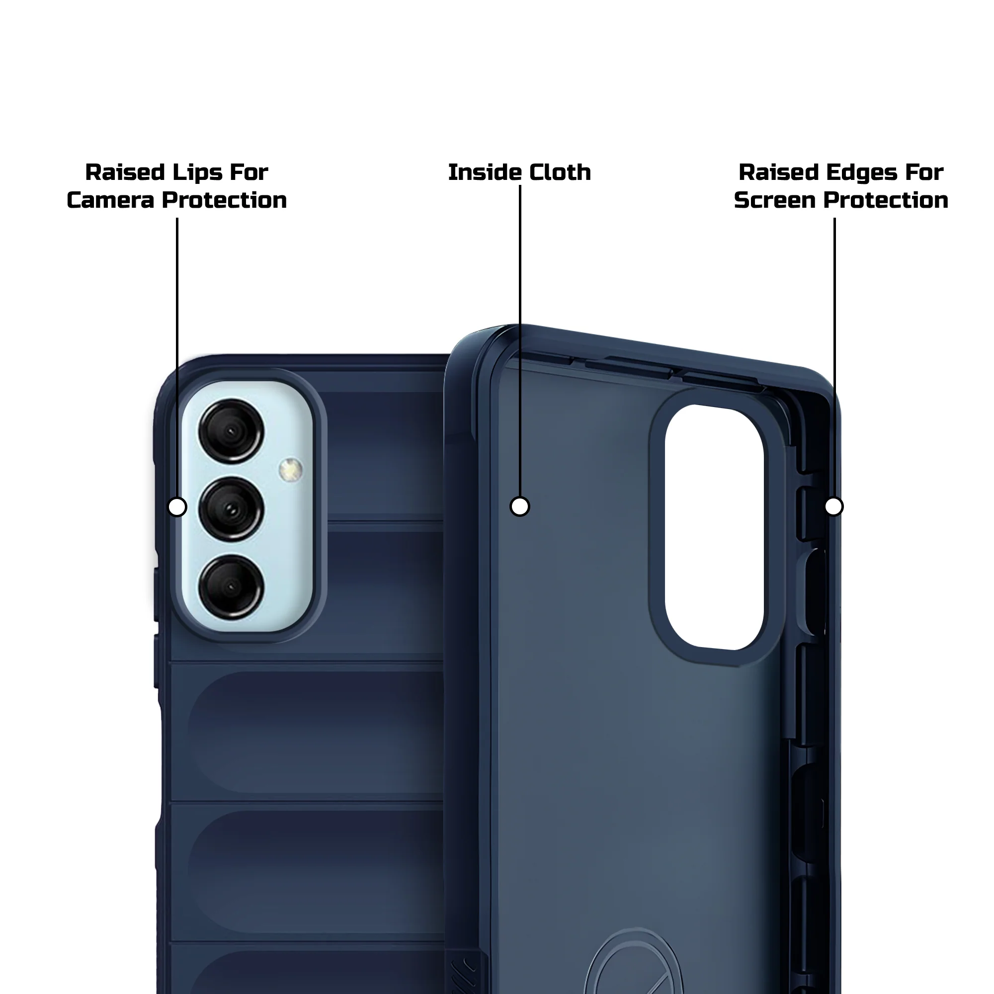 Soft Silicone Comfort Grip Back Cover Case For Samsung M14 5G - Image 12