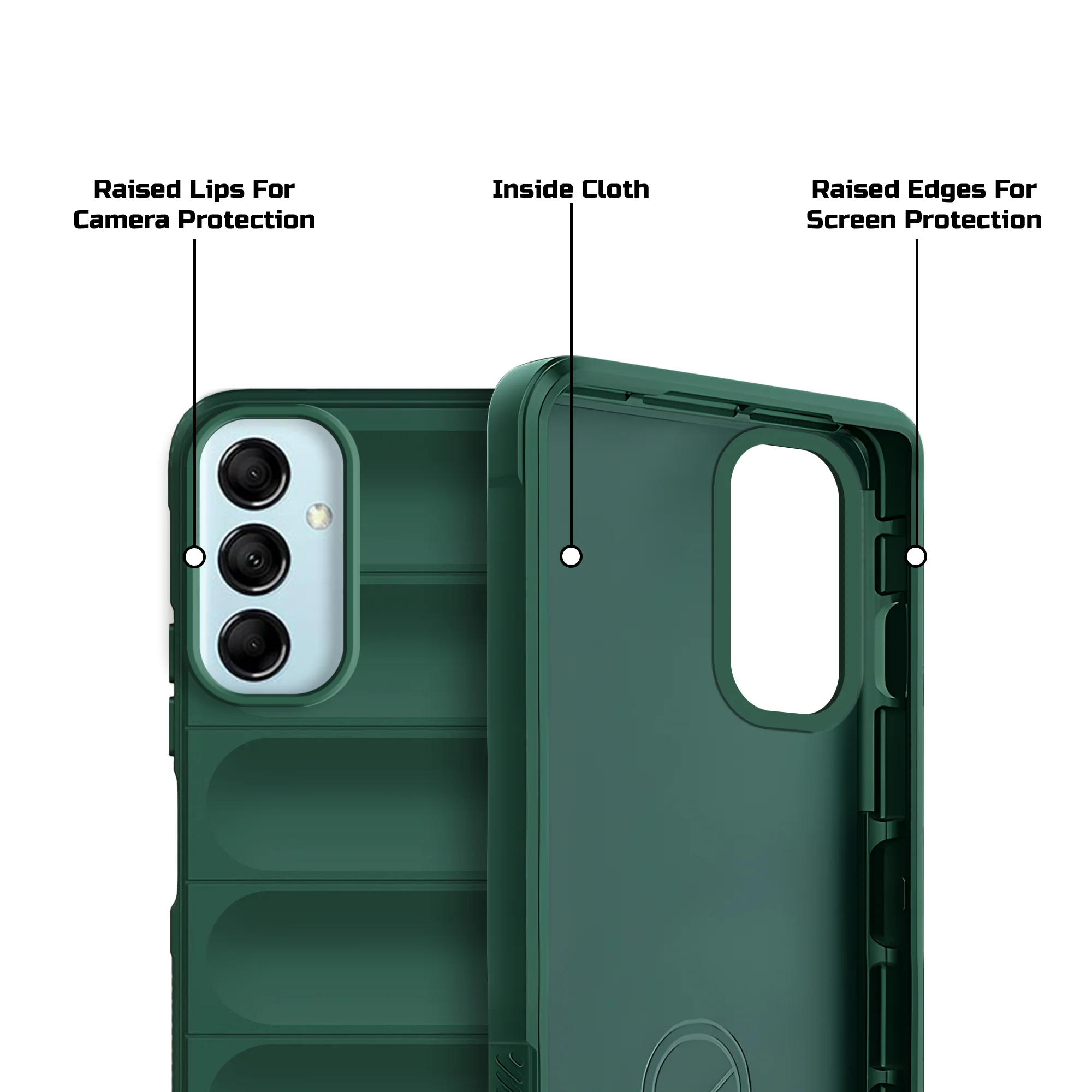 Soft Silicone Comfort Grip Back Cover Case For Samsung M14 5G - Image 19