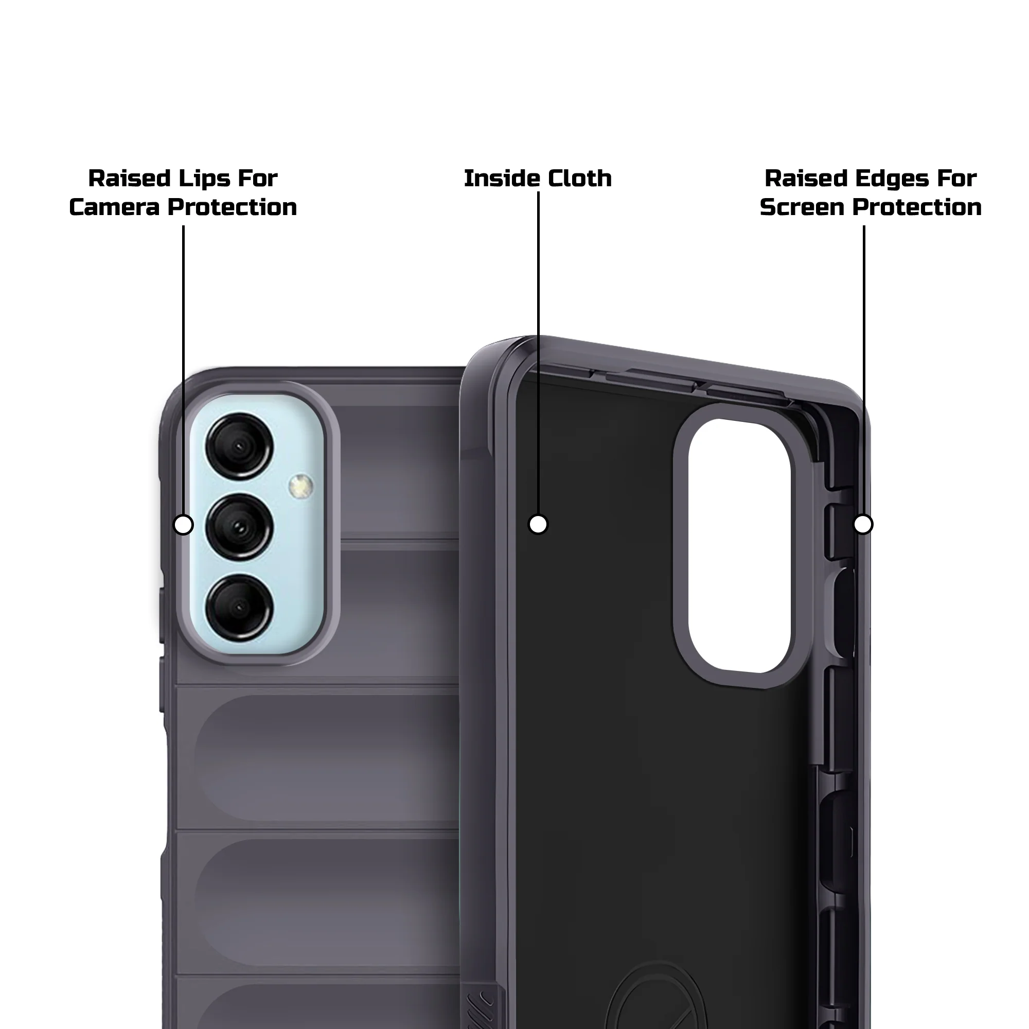 Soft Silicone Comfort Grip Back Cover Case For Samsung M14 5G - Image 26
