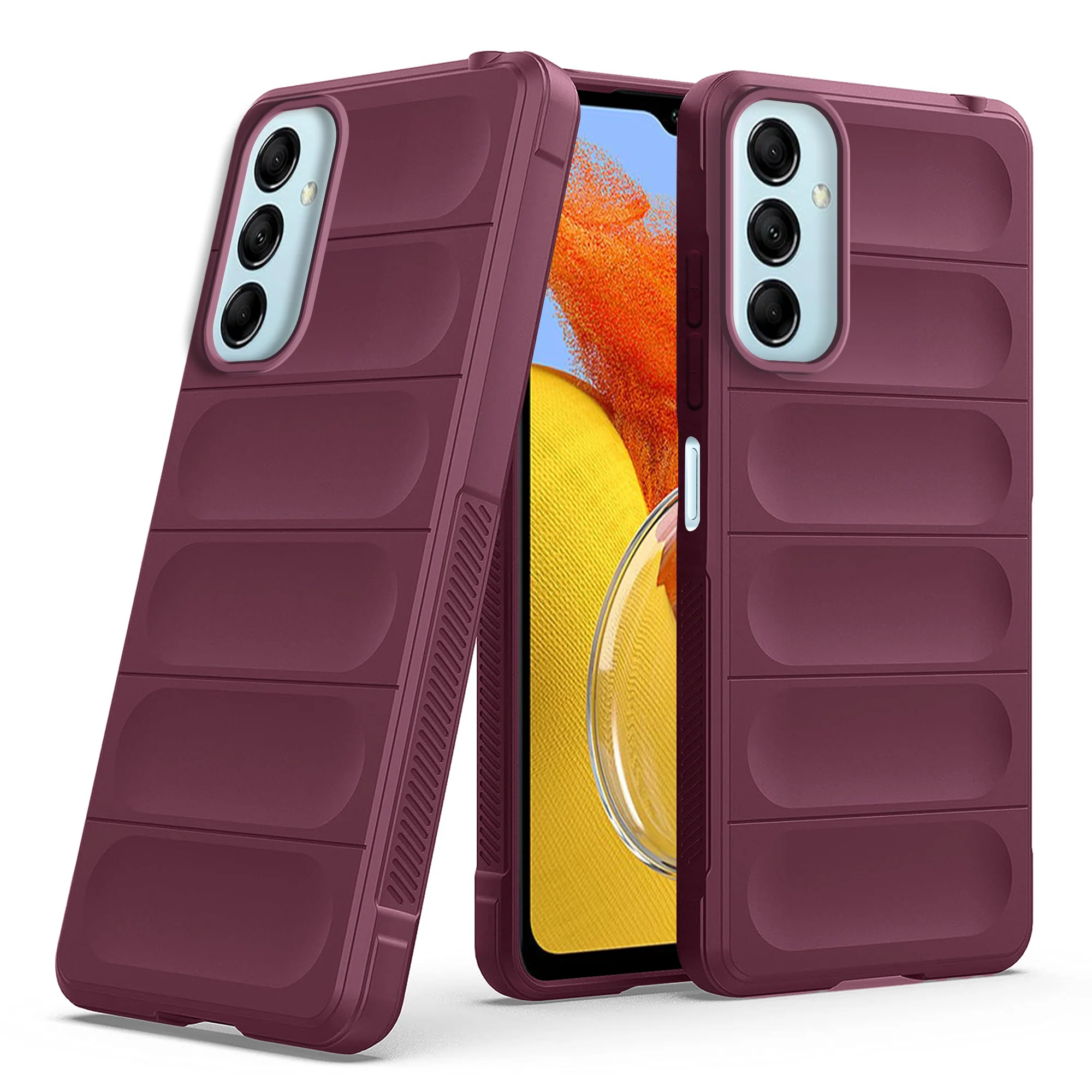 Soft Silicone Comfort Grip Back Cover Case For Samsung M14 5G - Image 34