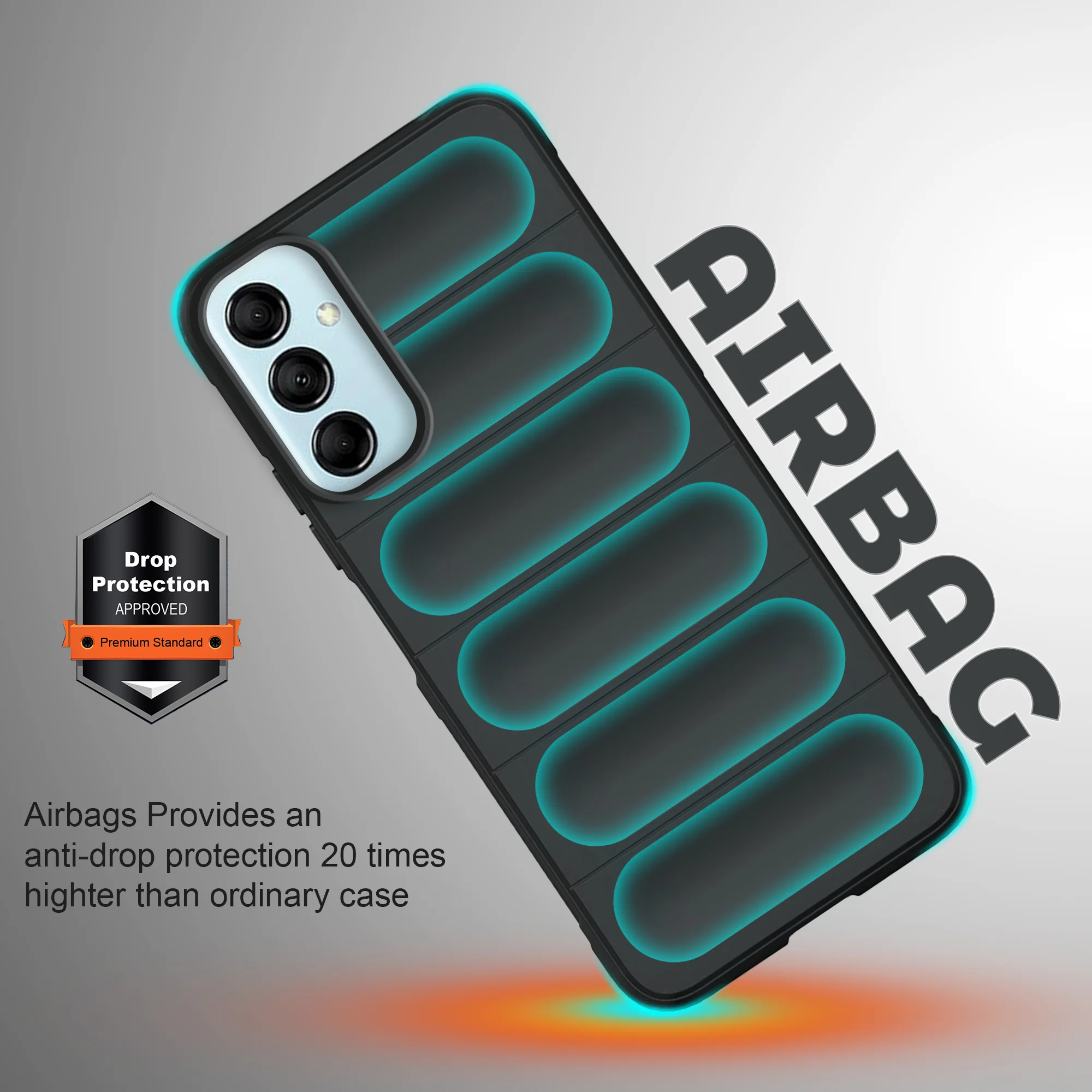 Soft Silicone Comfort Grip Back Cover Case For Samsung M14 5G - Image 7
