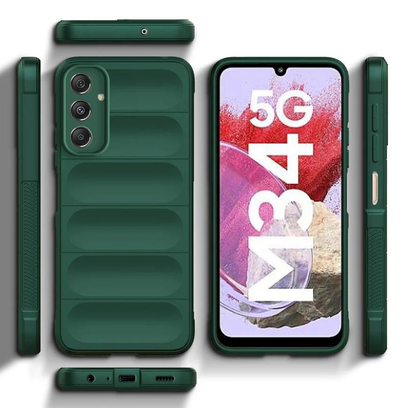 Soft Silicone Comfort Grip Back Cover Case For Samsung M34 5G - Image 14