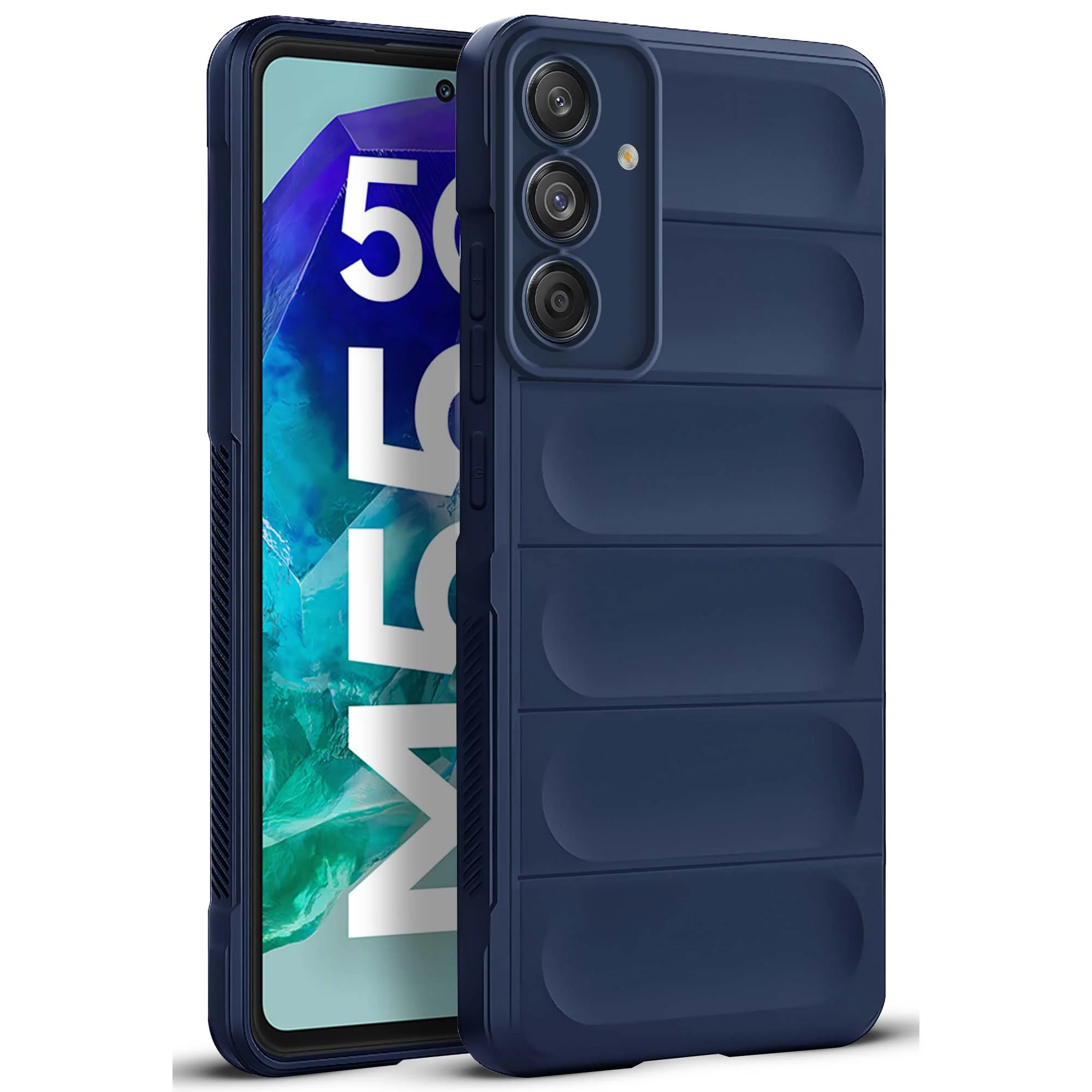 Soft Silicone Comfort Grip Back Cover Case For Samsung M55 5G - Image 8