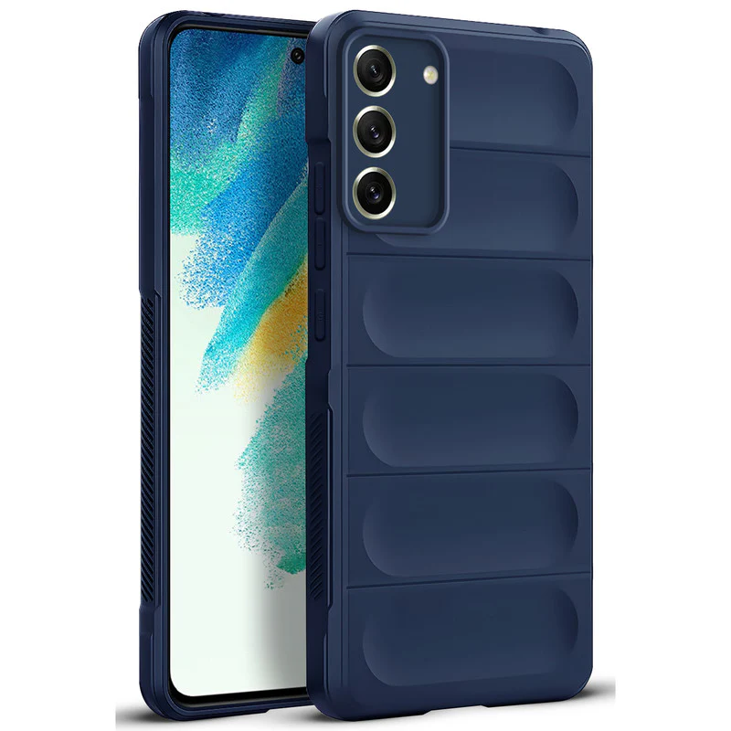 Soft Silicone Comfort Grip Back Cover Case For Samsung S21 FE 5G