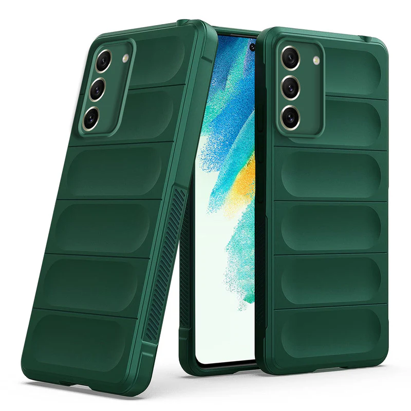 Soft Silicone Comfort Grip Back Cover Case For Samsung S21 FE 5G - Image 13