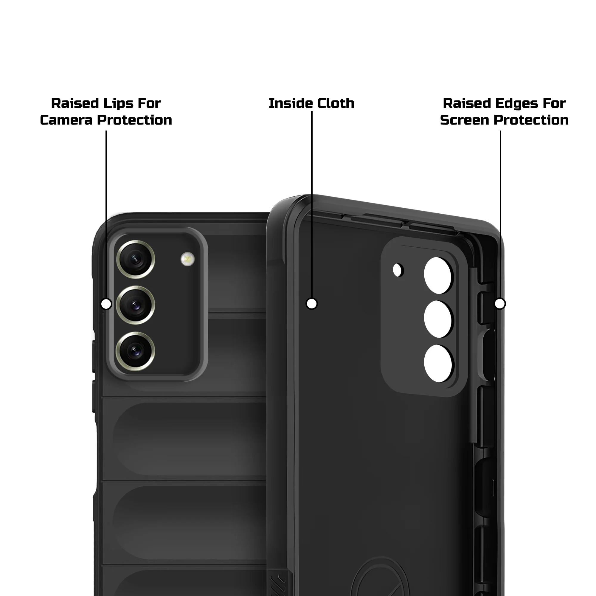 Soft Silicone Comfort Grip Back Cover Case For Samsung S21 FE 5G - Image 32