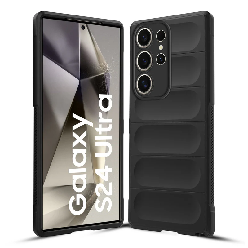 Soft Silicone Comfort Grip Back Cover Case For Samsung S24 Ultra 5G - Image 4