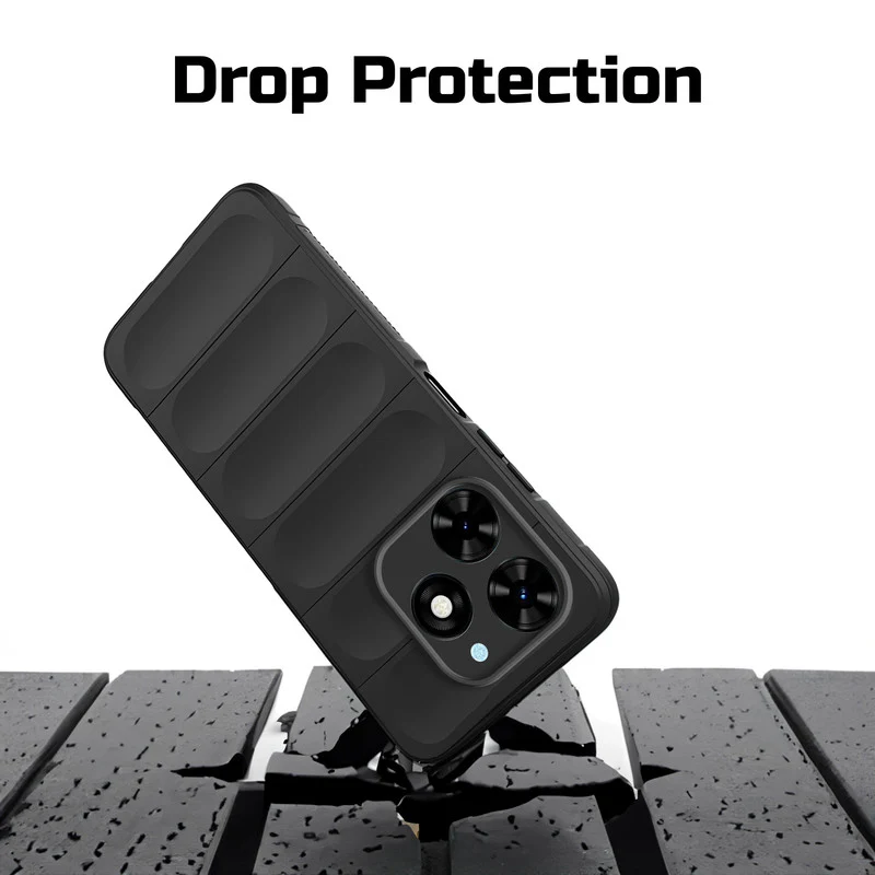 Soft Silicone Comfort Grip Back Cover Case For Tecno Spark Go 2024 - Image 4