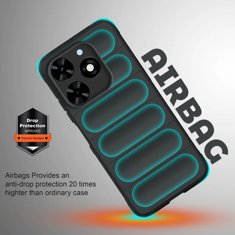 Soft Silicone Comfort Grip Back Cover Case For Tecno Spark Go 2024 - Image 7