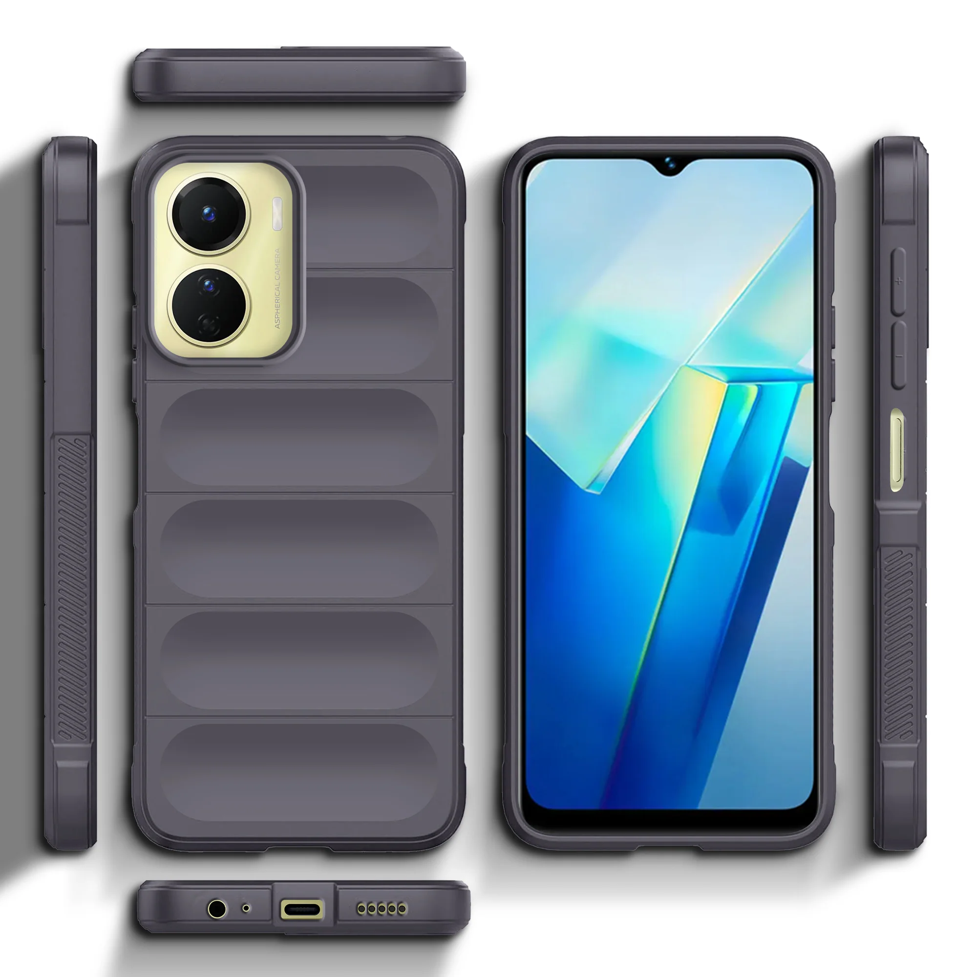 Soft Silicone Comfort Grip Back Cover Case For Vivo T2x 5G - Image 24