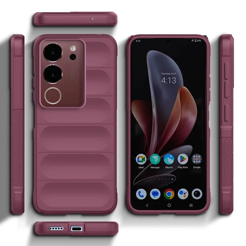 Soft Silicone Comfort Grip Back Cover Case For Vivo V29 5G - Image 17