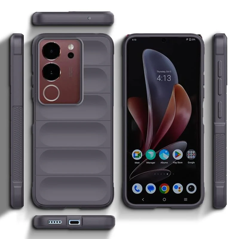 Soft Silicone Comfort Grip Back Cover Case For Vivo V29 5G - Image 24