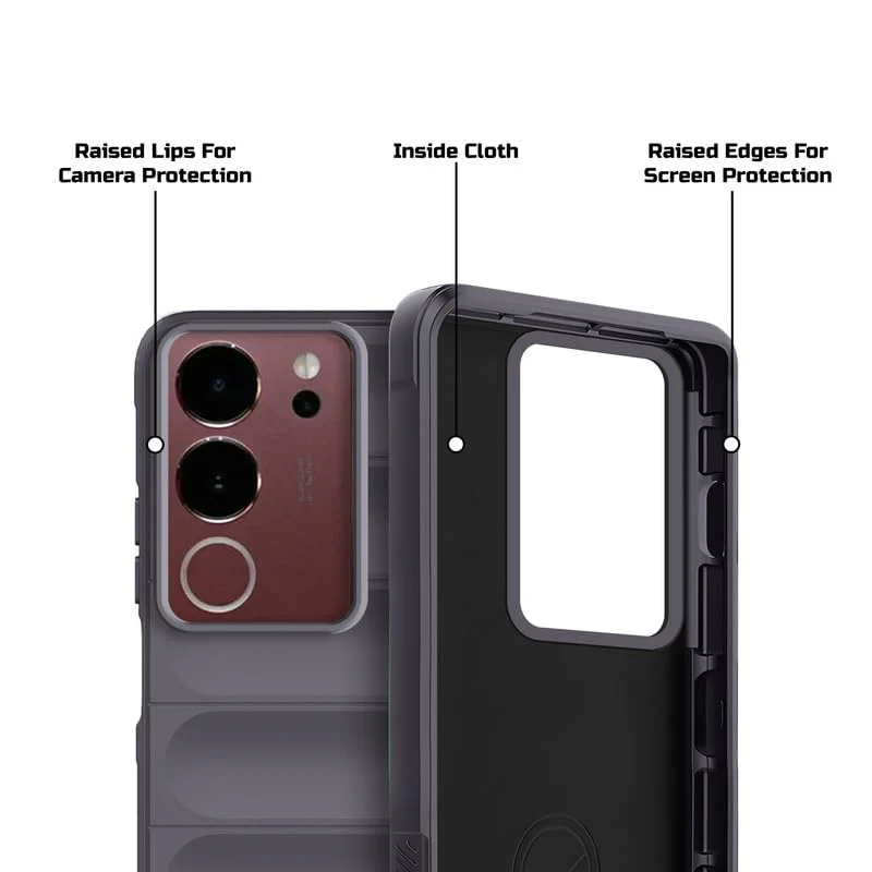 Soft Silicone Comfort Grip Back Cover Case For Vivo V29 5G - Image 26