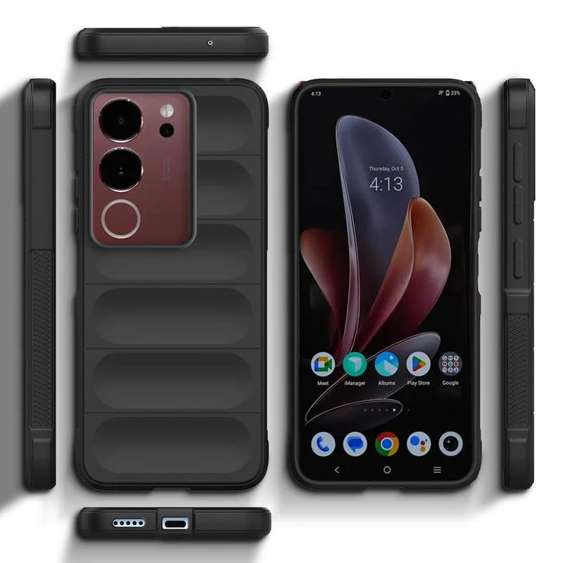 Soft Silicone Comfort Grip Back Cover Case For Vivo V29 5G - Image 3