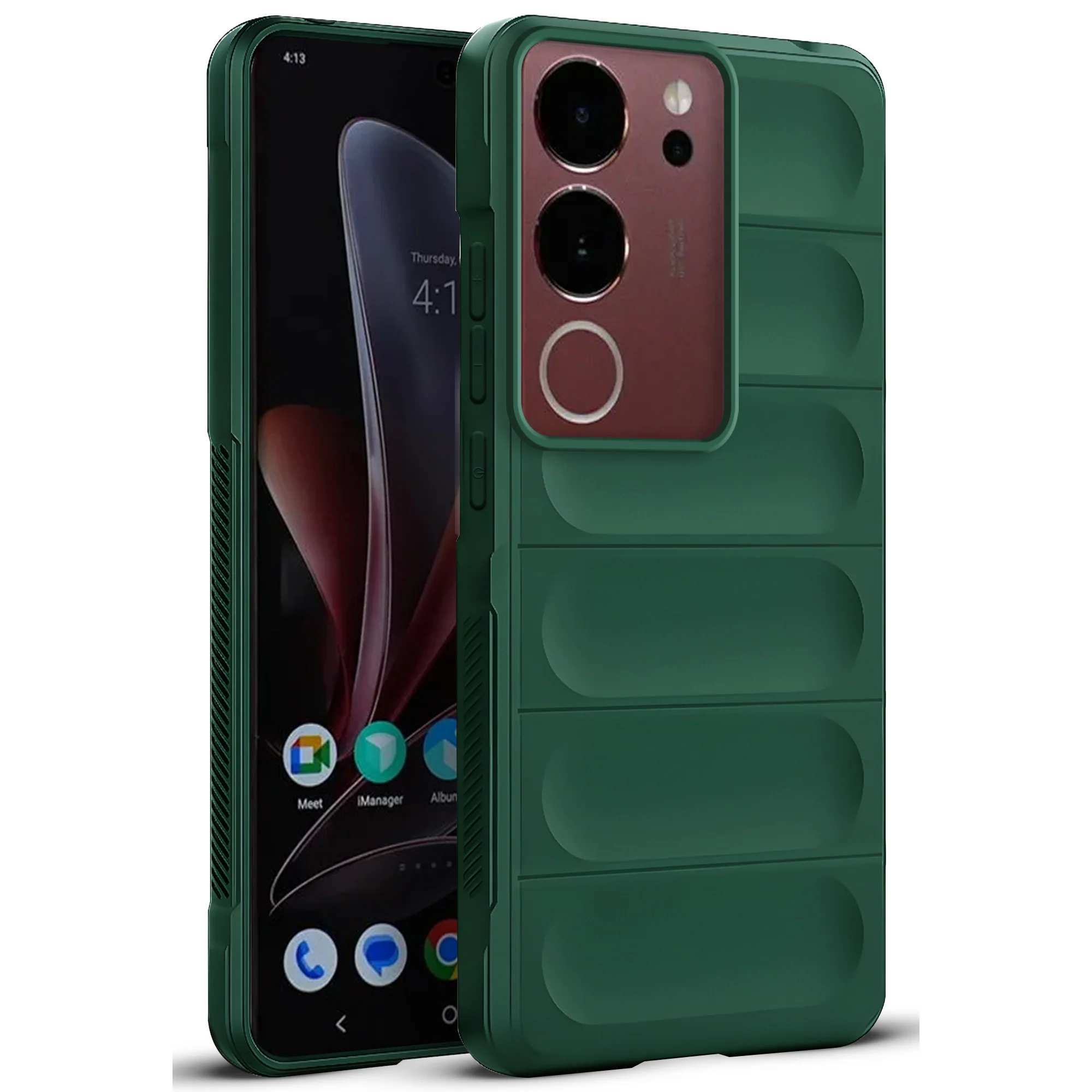 Soft Silicone Comfort Grip Back Cover Case For Vivo V29 5G - Image 8