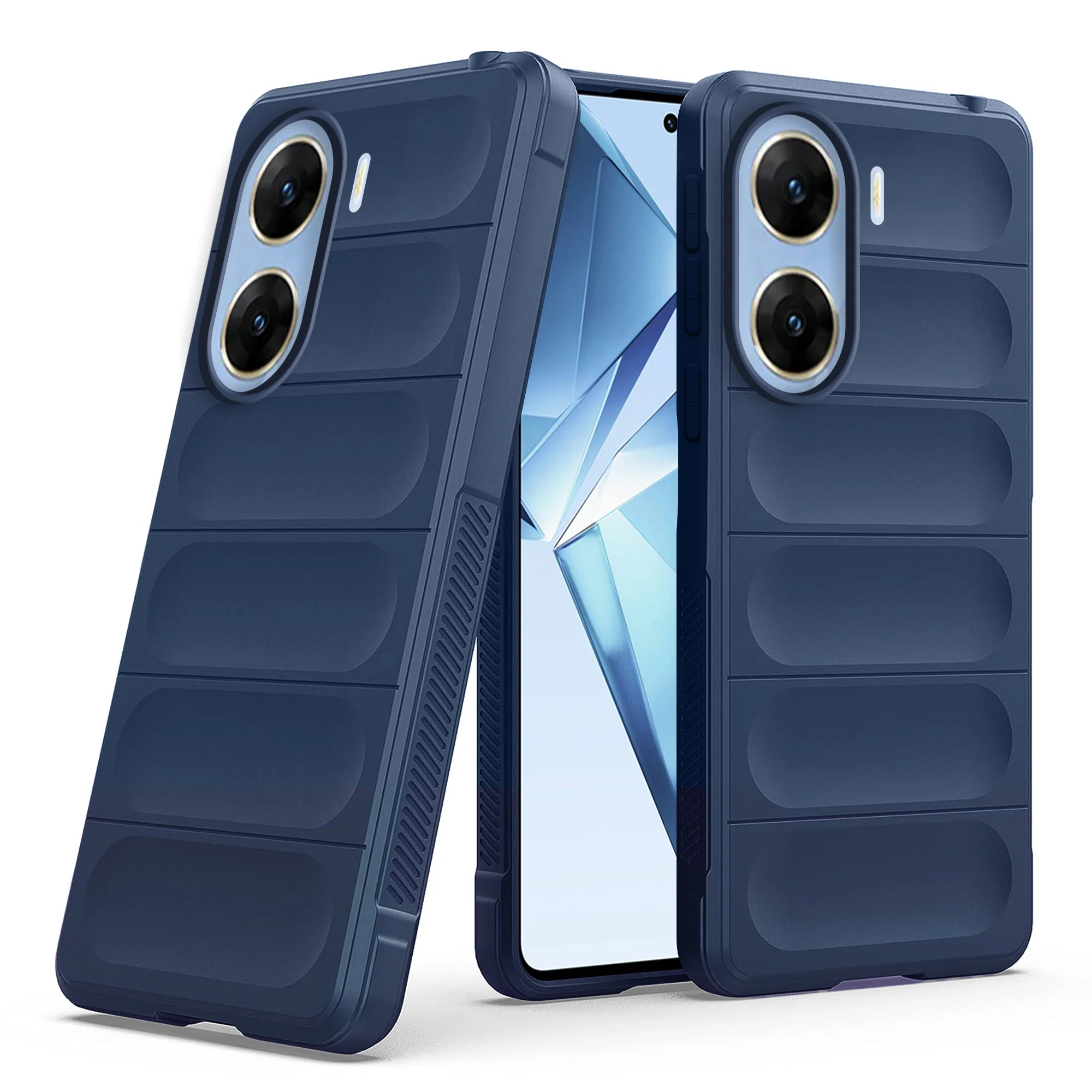 Soft Silicone Comfort Grip Back Cover Case For Vivo V29e 5G - Image 13