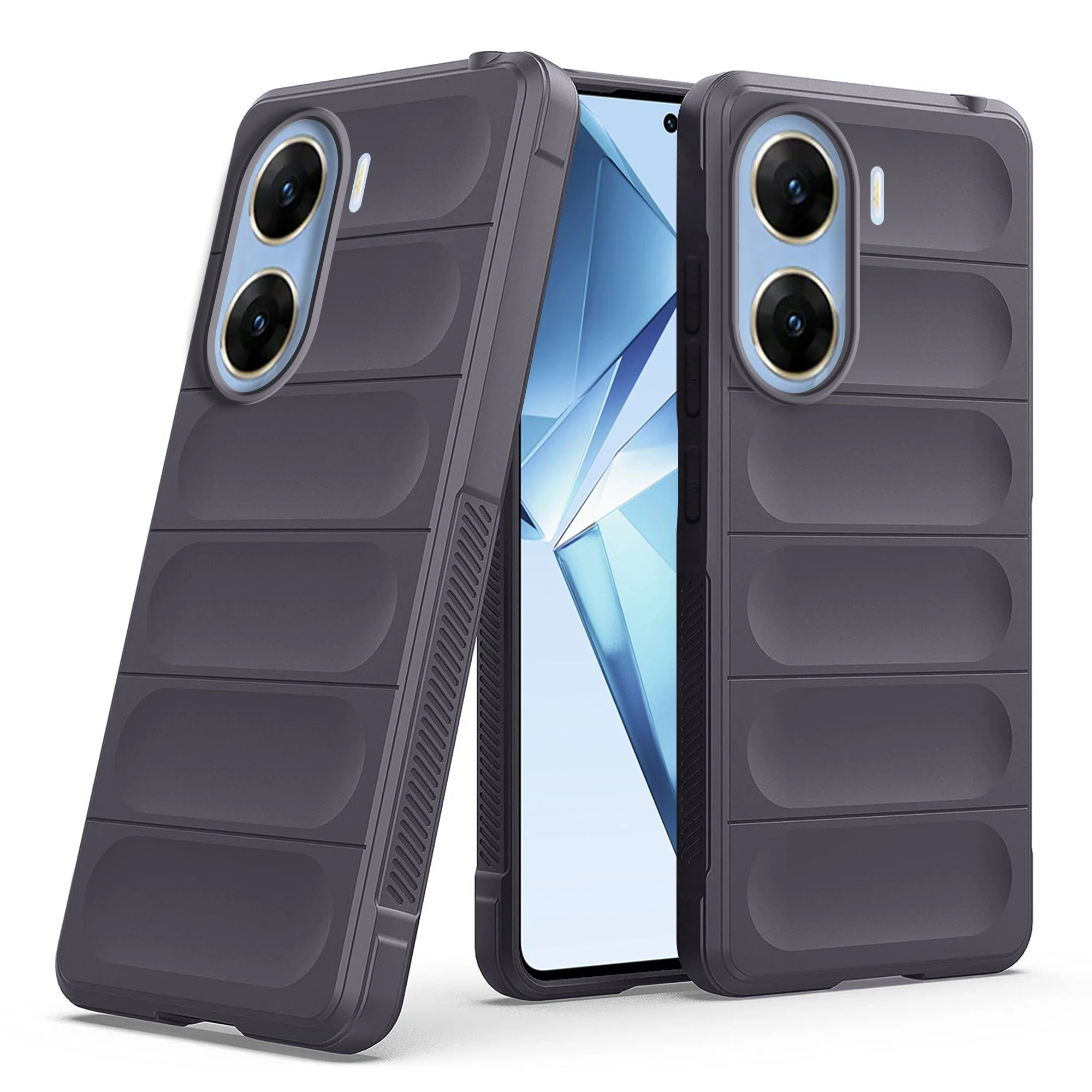 Soft Silicone Comfort Grip Back Cover Case For Vivo V29e 5G - Image 27
