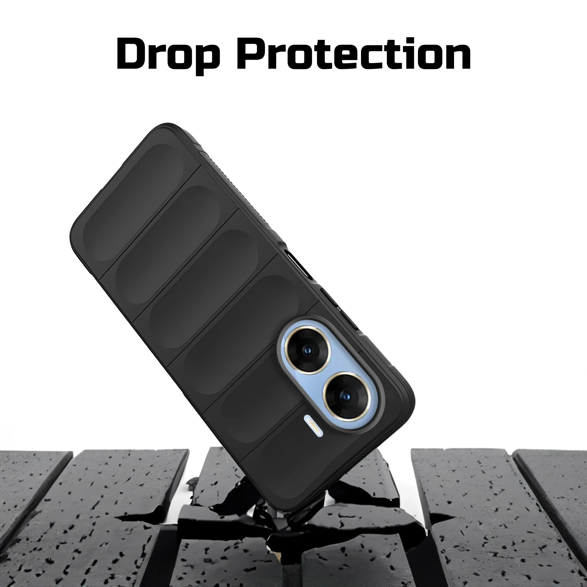 Soft Silicone Comfort Grip Back Cover Case For Vivo V29e 5G - Image 4
