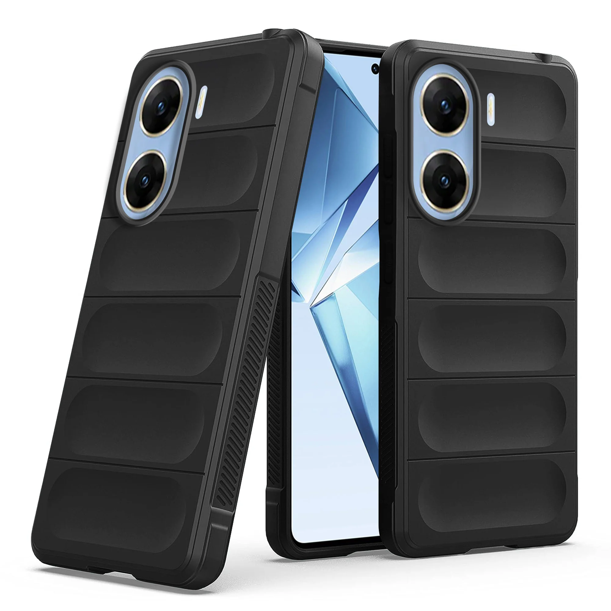 Soft Silicone Comfort Grip Back Cover Case For Vivo V29e 5G - Image 6